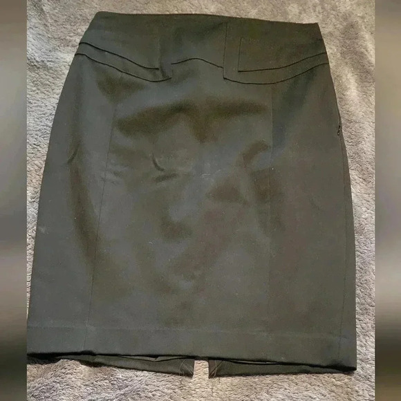 Express -black midi professional pencil skirtsize 0 - Picture 1 of 4